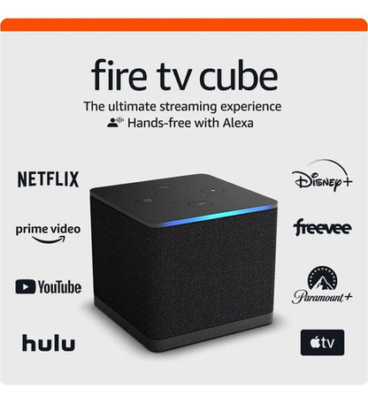 Amazon Fire Tv Cube 3ra Gen Con Alexa, Wi-fi 6e, 4k Ultra Hd