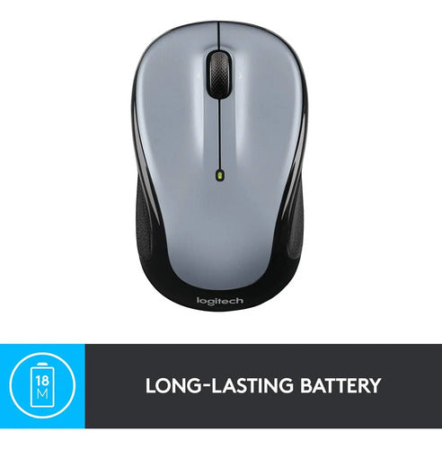Mouse Inalámbrico Logitech M325 Con Scrolling Plata