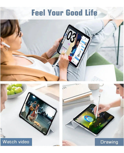 Funda Timovo Para iPad A16 11th Gen 2025 Blanco