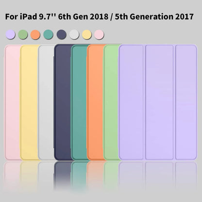 Funda Para iPad 9.7 Con Porta Lápiz Y Protección Completa Violeta