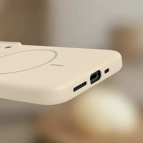 Funda Magnética Miracase Para Phone 17 Pro Beige