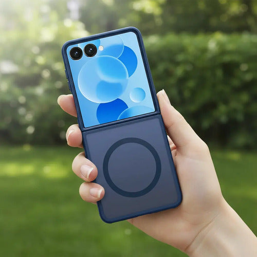 Funda Magnética Para Samsung Galaxy Z Flip 7 Azul