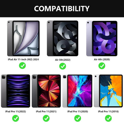 Funda Con Teclado Para iPad Pro M3 11  Negro