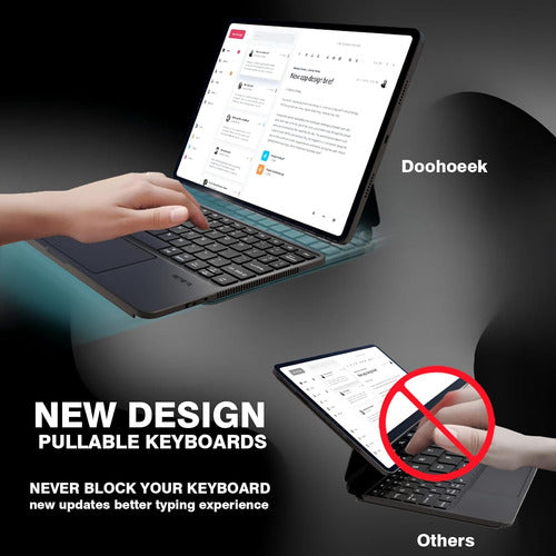 Funda Con Teclado Para iPad Pro 11-inch (m4) Negro