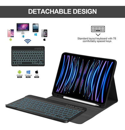Funda Con Tecladopara iPad Pro Negro