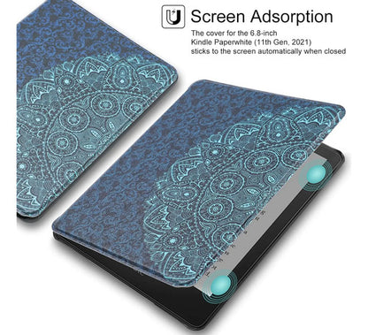 Funda Para Kindle Paperwhite 6.8 Pulgadas Azul