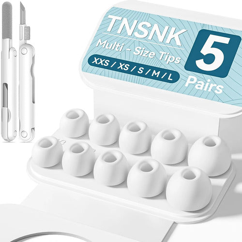 Almohadillas Silicona Para AirPods Pro 3 2025, 3ra Gen Blanco