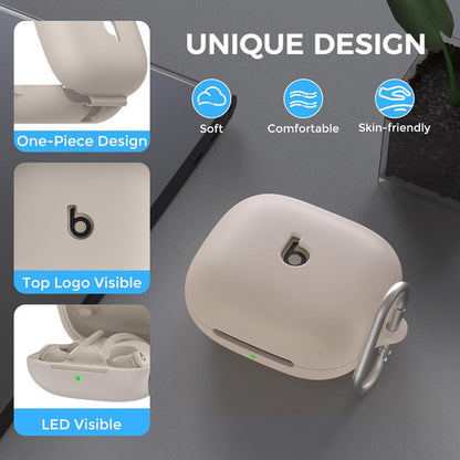 Estuche De Silicona Para Beats Powerbeats Pro 2 Beige