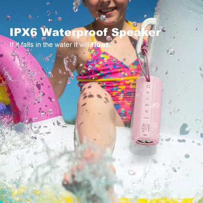 Parlante Bluetooth Portátil Impermeable Rosa