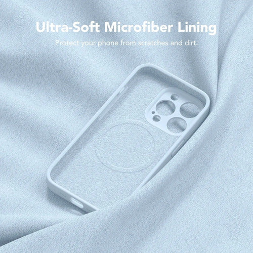 Funda Magnética Para iPhone 14 Pro Azul Claro