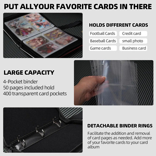 Álbum De Cartas Coleccionables Pockemon Amarillo