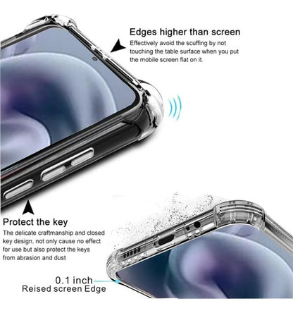 Funda Protectora Folmeikat Para Moto G86 Power 5g Transparente