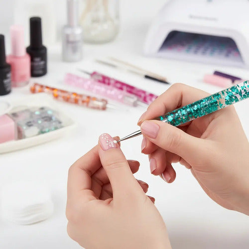 Kit De 5 Herramientas Para Diseño De Uñas, Punteros