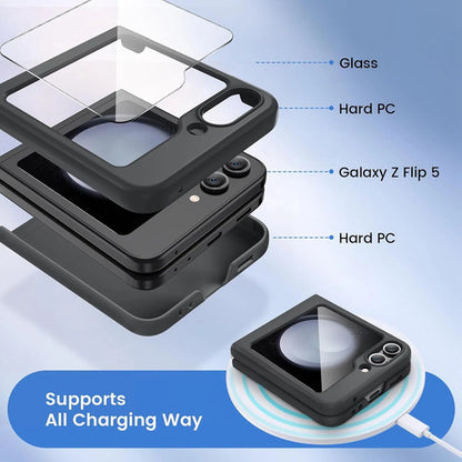 Funda Para Samsung Galaxy Z Flip 5 Negro Lisa
