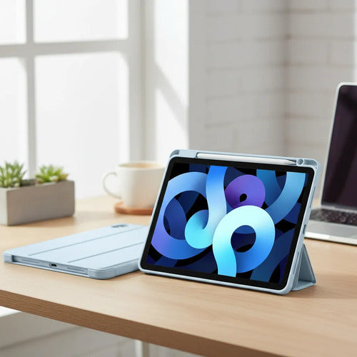 Funda Para iPad Air 11'' 7ma/6ta Gen Y 10.9'' Azul Cielo