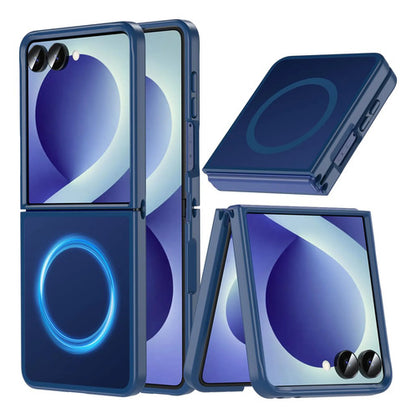 Funda Magnética Para Samsung Galaxy Z Flip 8 Azul Lisa