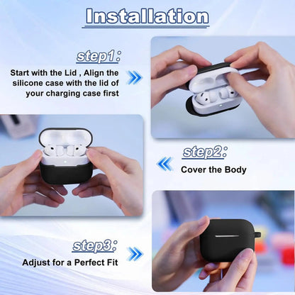 Funda Para AirPods Pro 3 Con Llavero Y Correa