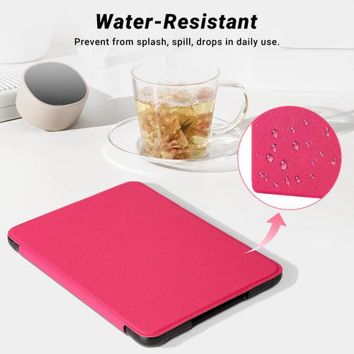 Funda Rosa Compatible Con Kindle Paperwhite Y Colorsoft Rosa