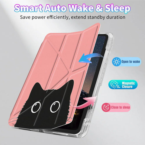 Funda Para iPad (a16) De 11a Gen 11  2025 Y 10,9  2022 Rosa