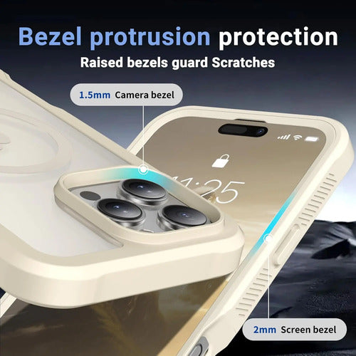 Funda Magnética Para iPhone Pro Max Blanco
