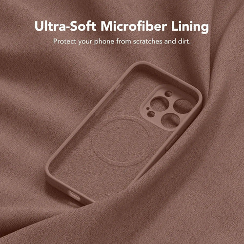 Funda Magnética Para iPhone 14 Pro Marrón