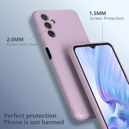Funda Para Galaxy A13 5g, Silicona Líquida, Delgada, Suave Lavanda