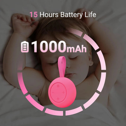 Máquina De Ruido Blanco Portátil Para Bebés Rosa