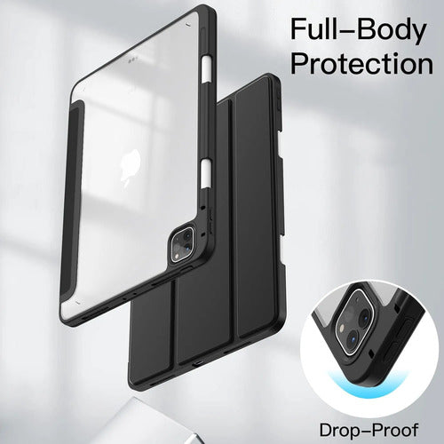 Funda Para iPad Pro 11 Pulgadas Con Soporte Para Lapiz Negro