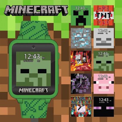 Reloj Inteligente Minecraft Para Niños Con Pantalla Táctil