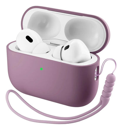 Funda Ornarto De Silicona Híbrida Para AirPods Pro 3 - Negra