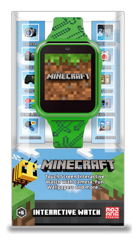 Reloj Inteligente Minecraft Para Niños Con Pantalla Táctil