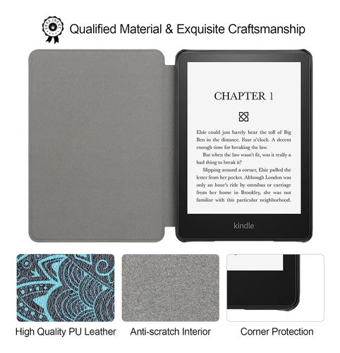 Funda Para Kindle Paperwhite 6.8 Pulgadas Azul
