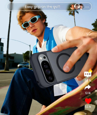 Funda Para Google Pixel 10 Pro Xl Y 9 Pro Xl Azul Negro