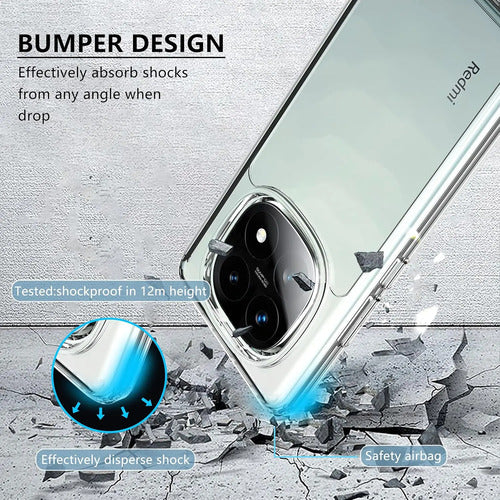 Funda Para Redmi Note 14 Pro/pro+ 5g Y Poco X7 5g Transparente