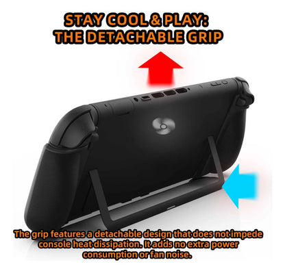Set De Agarre Ergonómico Para Nintendo Switch Joycons Negro