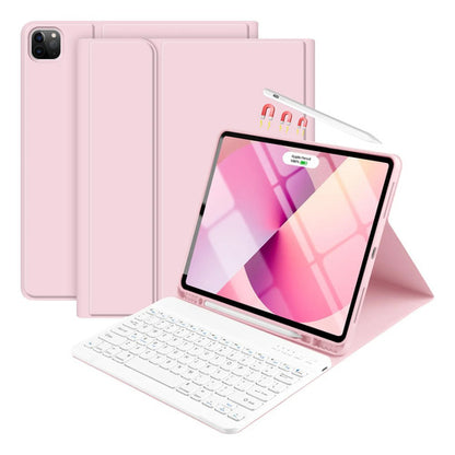 Funda Con Teclado Para iPad Air Y Pro Rosa