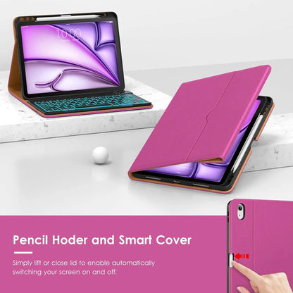 Funda Con Teclado Para iPad Air 11-inch Y Air 10.9 Inch Rosa