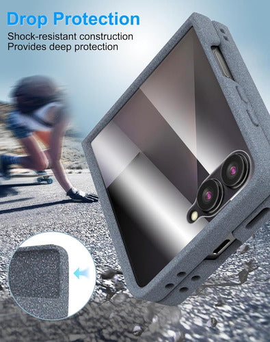 Funda Samsung Galaxy Z Flip 7, Protect De Pantalla Integrado