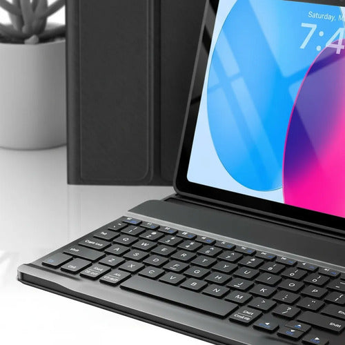 Funda Con Teclado Para iPad A16