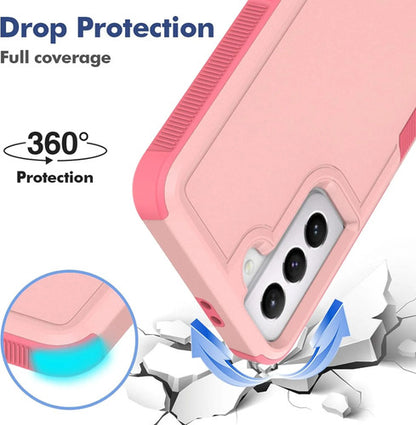 Funda Protectora Samsung Galaxy S21 5g Doble Capa Antigolpes Rosa Liso