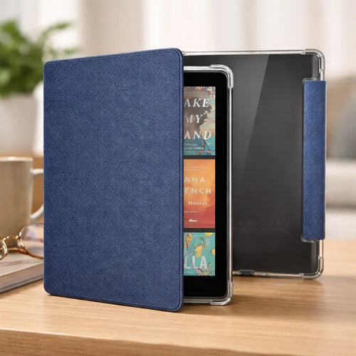 Funda Protectora Premium Para Kindle Paperwhite 7'' (2024) Azul Oscuro