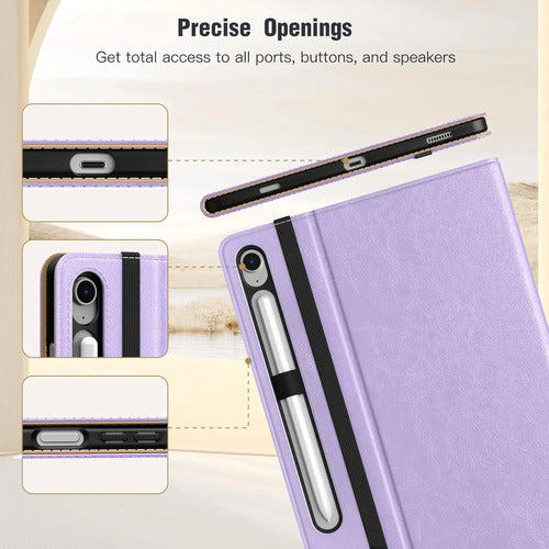 Funda Para Samsung Galaxy Tab S10 Lite/s10 Fe/s9 Fe/... Lila