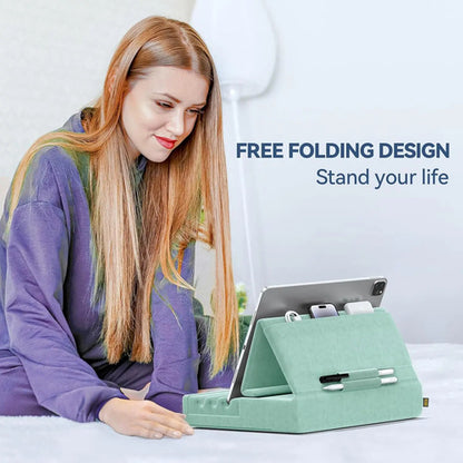Soporte Plegable Para Tablet O Kindle Verde
