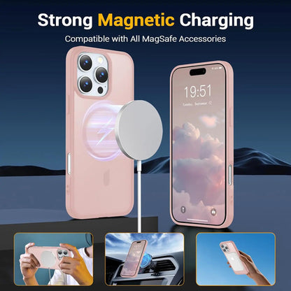 Funda Transparente Temdan Para iPhone 16 Pro Max, Compati... Rosa Claro