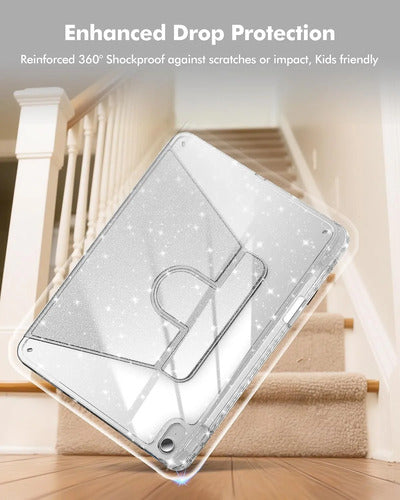 Funda Giratoria Para iPad Air 11' Plateado