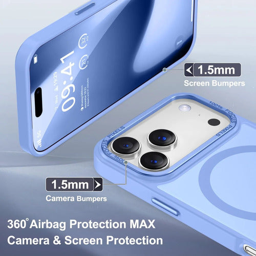 Funda Para iPhone 17 Pro Magnetica Azul