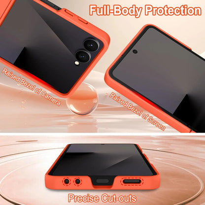 Funda Para Samsung Galaxy Z Flip 7 (magsafe) Naranja