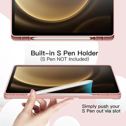 Funda Jetech Para Samsung Galaxy Tab S10 Lite / S10 Fe / ... Dorado Lisa