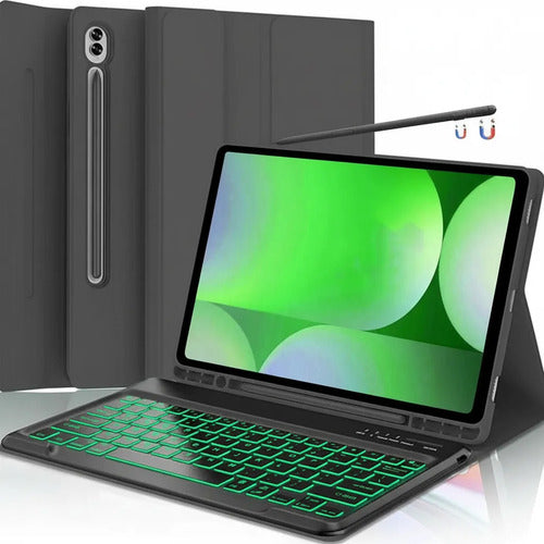 Funda De Teclado Para Galaxy Tab S9 Fe+ / Tab S10+ 12,4 PuLG