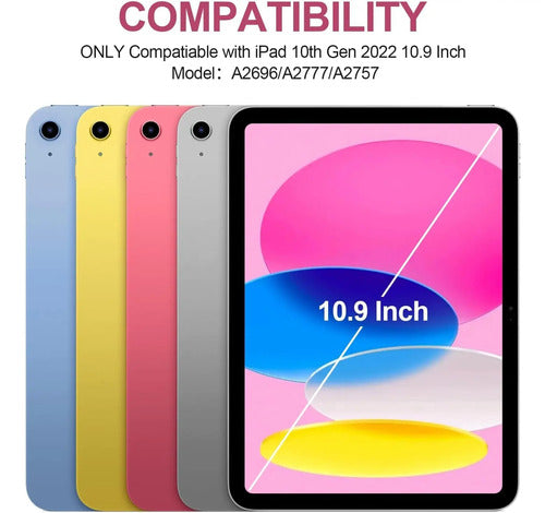 Funda Con Teclado Bluetooth Para iPad 11/10th Gen